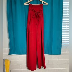 Leyva’s for Unique Vintage Red Paperbag Pants